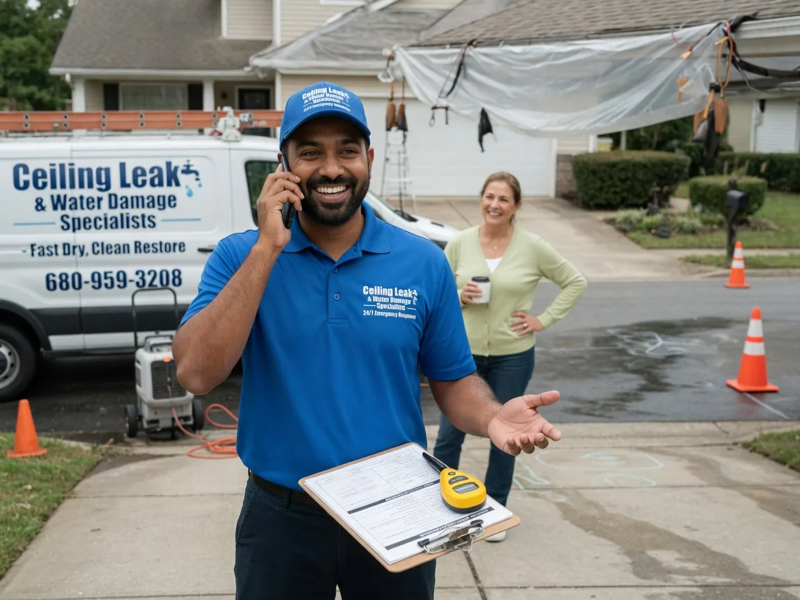 Ceiling Leak Cleanup Sparks, NE FAQs